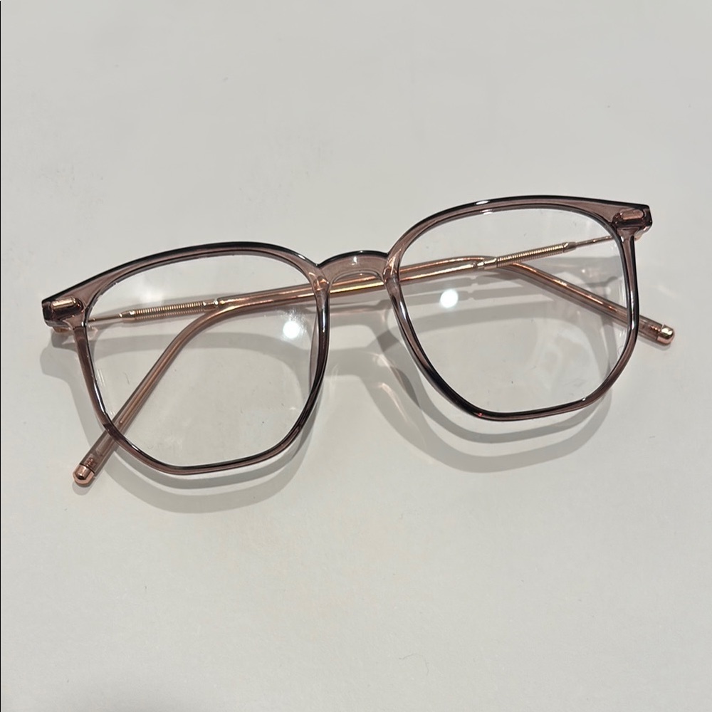 Stylish Rose Gold Eyeglasses